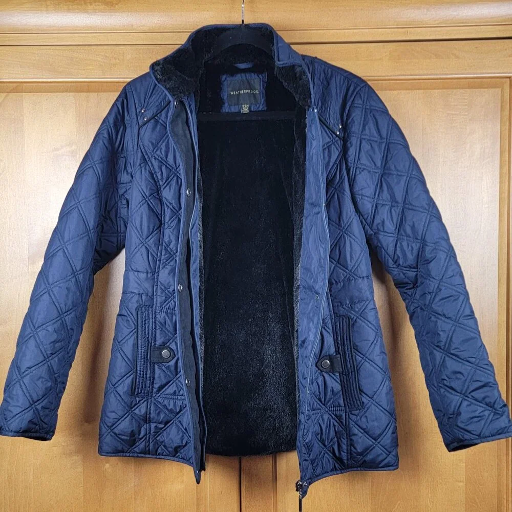 Weatherproof Women's Quilted Navy Jacket - S - Picture 2 of 12